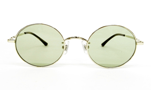 John Lennon（ジョンレノン） JL-520 Col.1（ライトゴールド+ライトグリーン）UVカット付サングラス