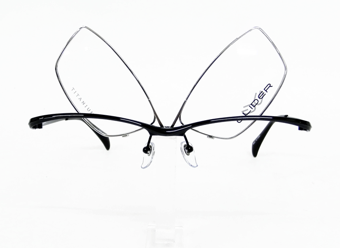送料無料！薄型非球面レンズ付【GLIDER（グライダー）跳ね上げフレーム GD-2011 Col.3（ブラック）】デザインコレクションメガネセット（伊達メガネ・近視・乱視・老眼・遠視）フリップアップ ハネ上げ